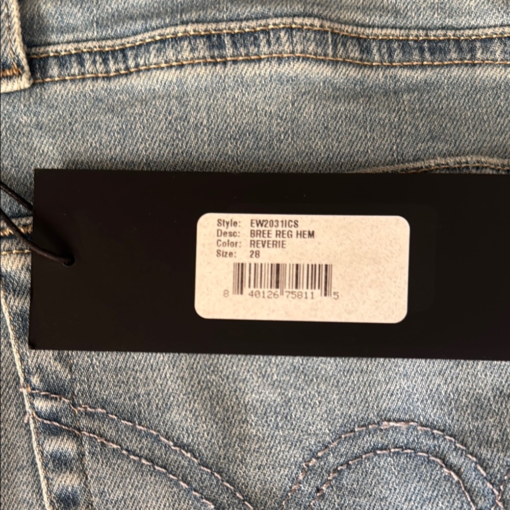 Anthropologie EDWIN Bree ankle jeans in Reverie light wash mid rise cropped - Picture 4 of 9